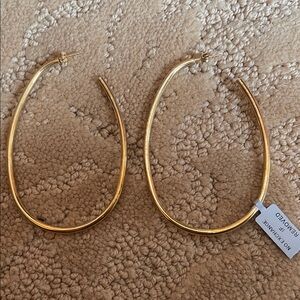 Jennifer Miller Gold Hoop Earrings.